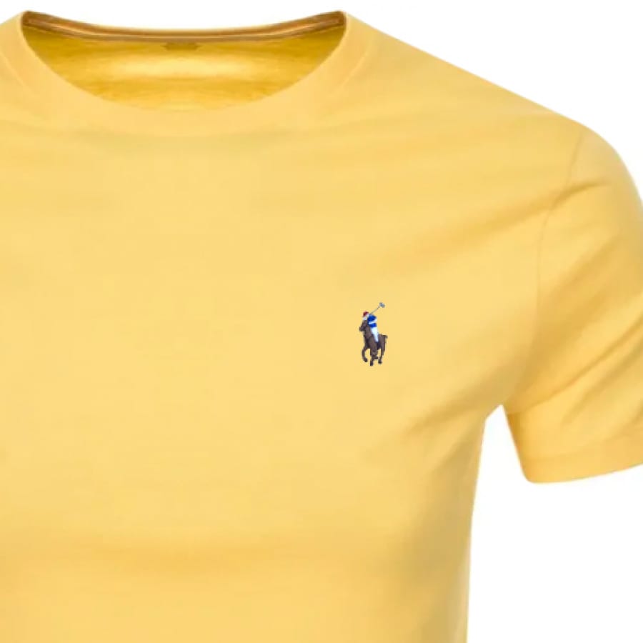 Alternative Image for ProductRalph Lauren Pima Crew Neck T Shirt Yellow3